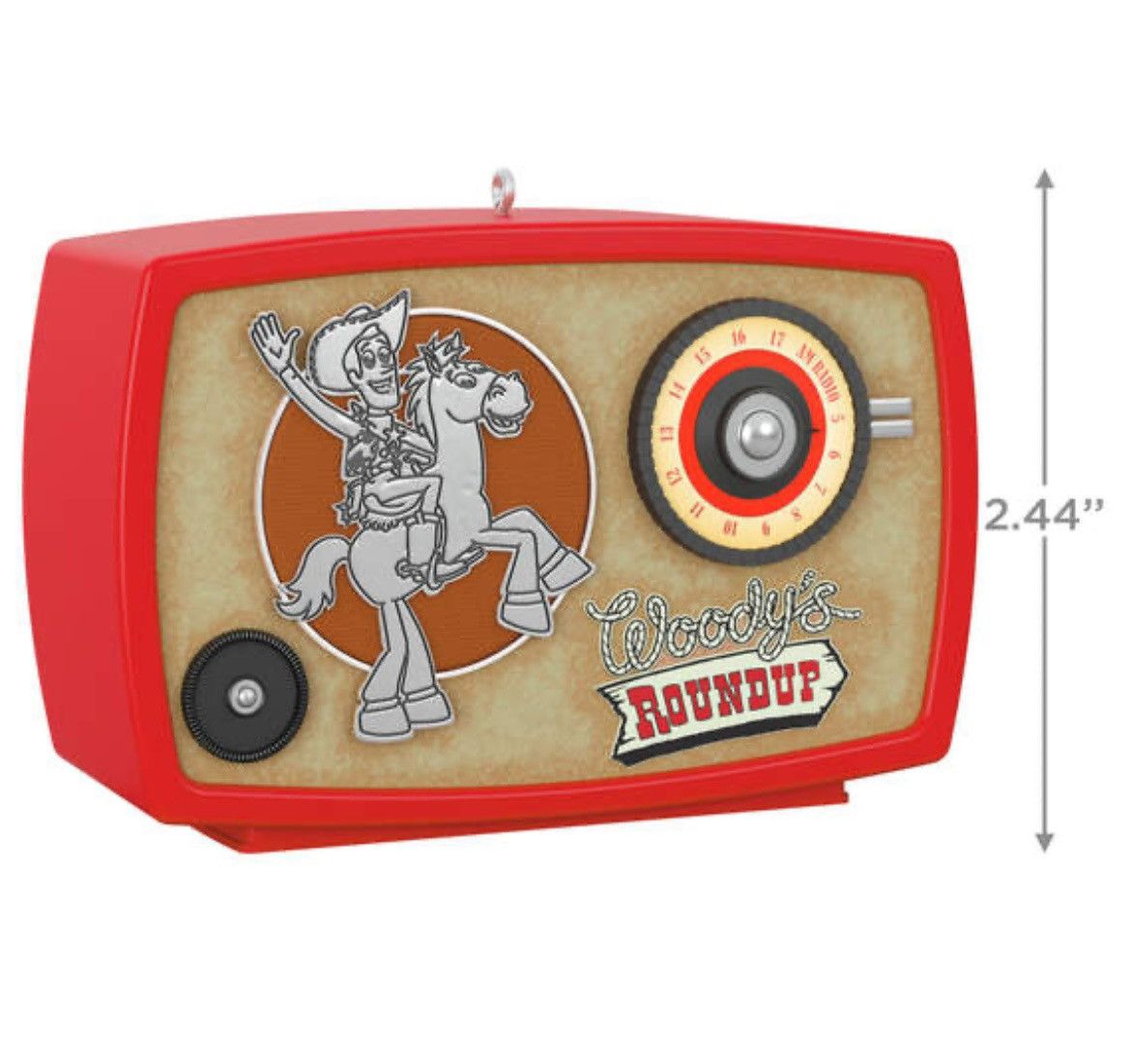 Disney Hallmark Disney Pixar Toy Story Woody Radio Ornament 2024 Size ONE SIZE - 2 Thumbnail