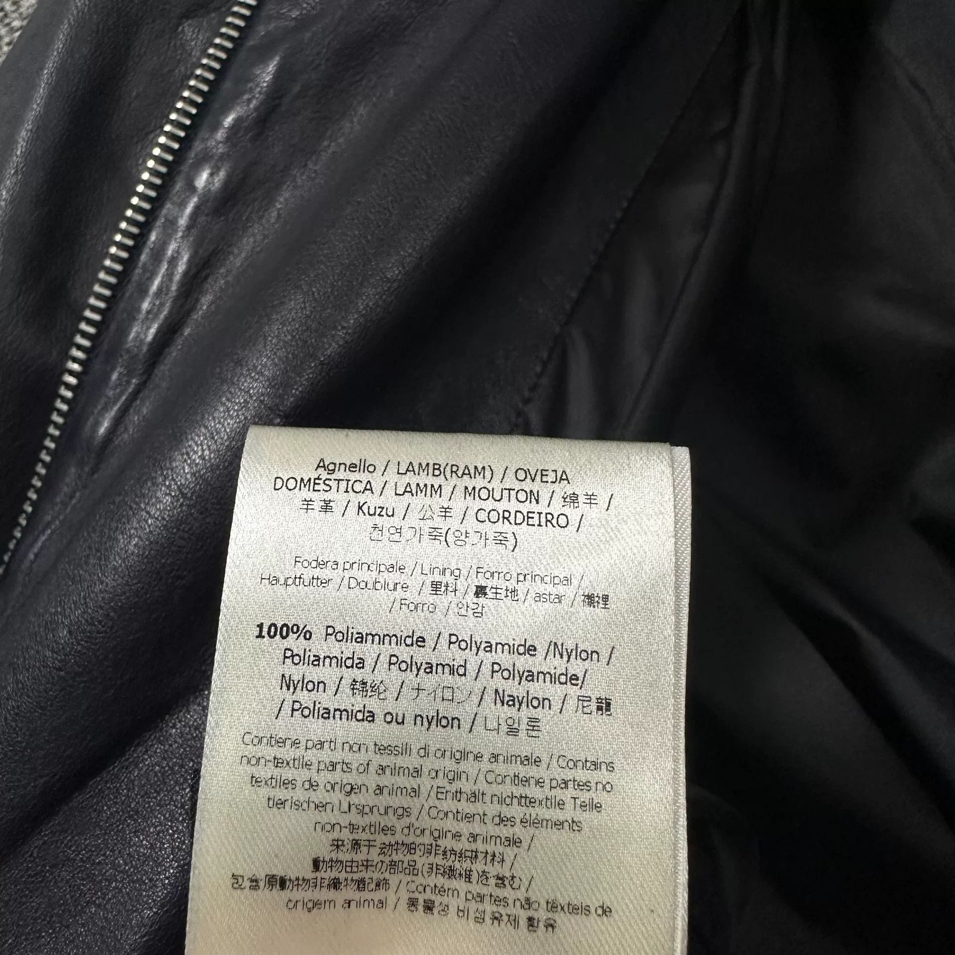 Fendi Fendi Sheepskin Zip Leather Jacket Size US M / EU 48-50 / 2 - 8 Thumbnail