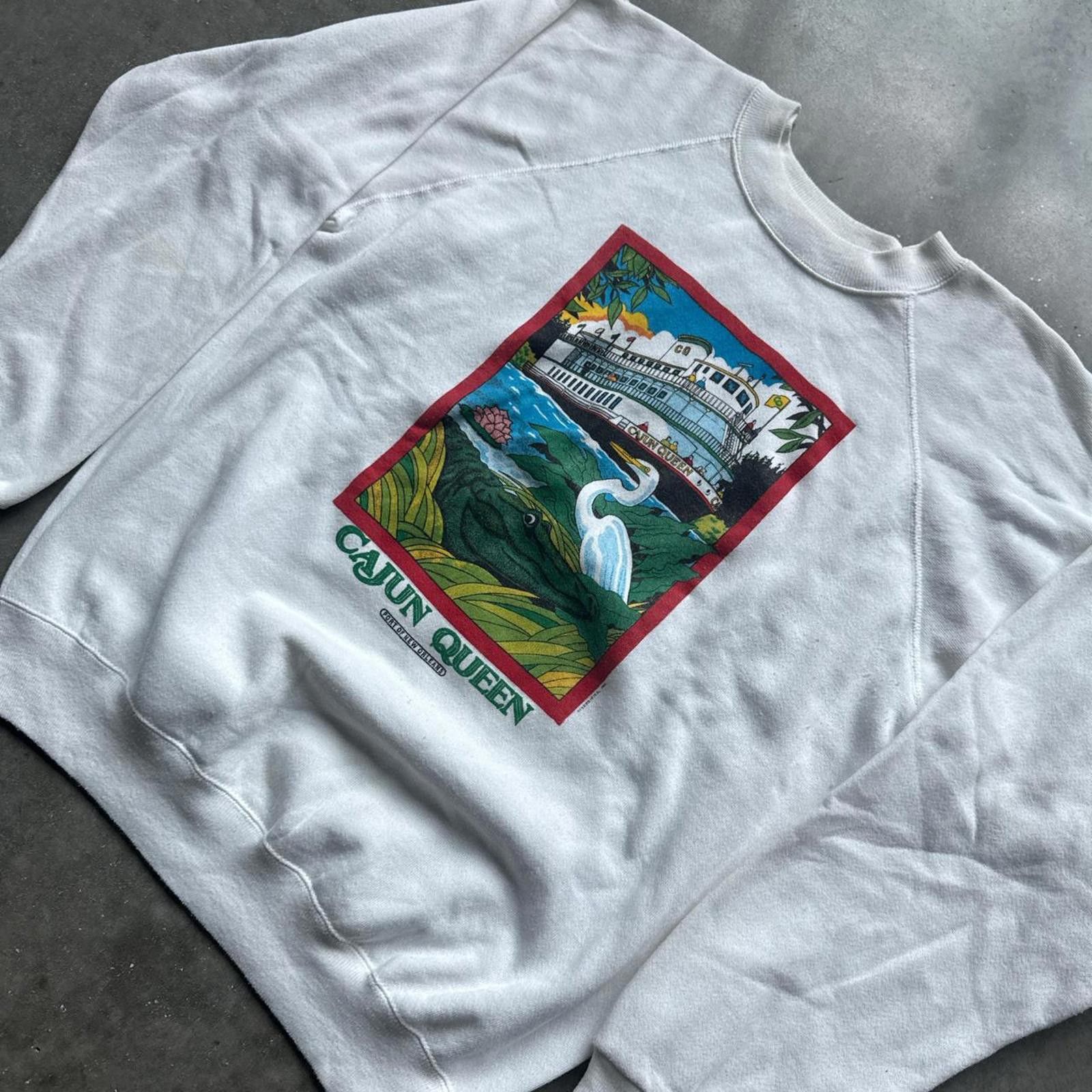 Other Cajun Queen Riverboat Nature Crewneck Sweatshirt Size US M / EU 48-50 / 2 - 4 Thumbnail
