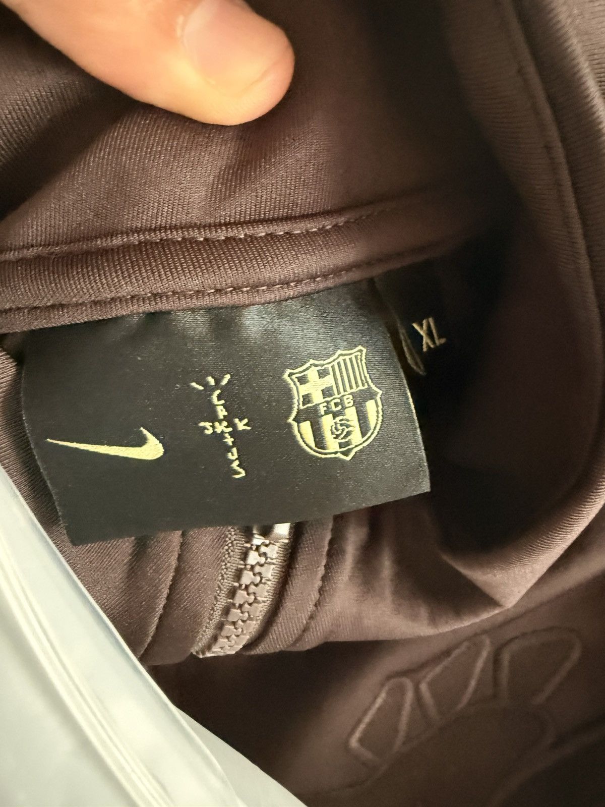 Nike × Travis Scott Travis Scott x Nike x FC Barcelona Retro Zip Anthem Jacket Size US XL / EU 56 / 4 - 5 Thumbnail