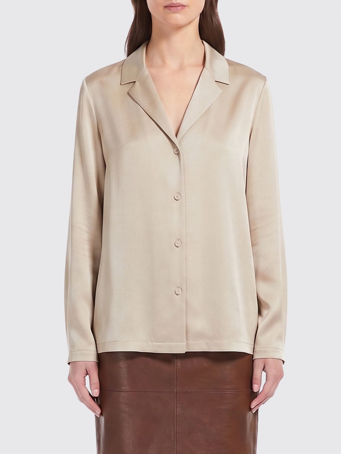 Max Mara Max Mara Shirt Woman Nude Size M / US 6-8 / IT 42-44 - 1 Thumbnail