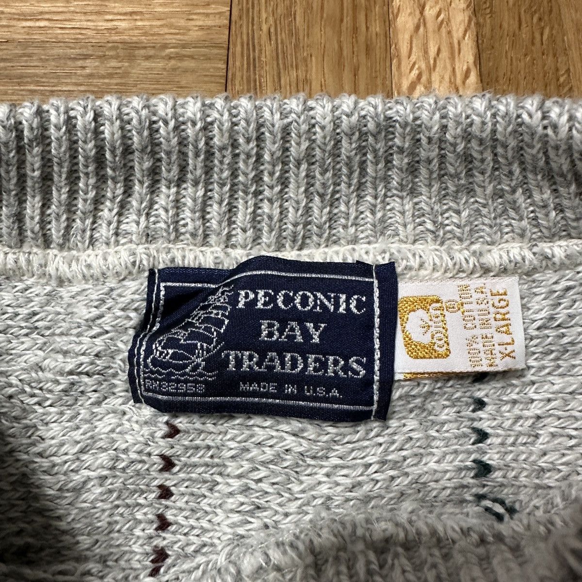 Vintage Vintage Peconic Bay Traders sweater Size US XL / EU 56 / 4 - 4 Thumbnail