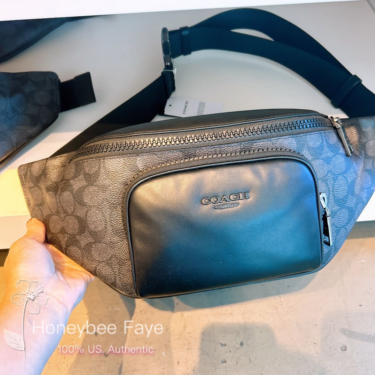 Coach Racer Belt Bag In Signature CT714 Size ONE SIZE - 3 Thumbnail