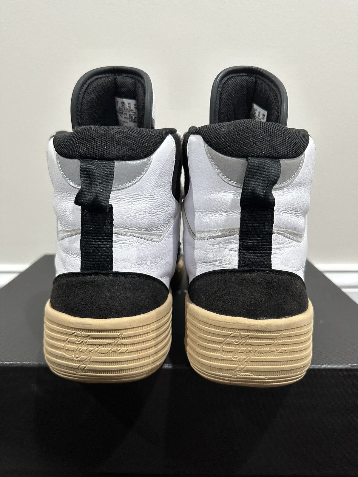 NBA Puma x Rhude x Kuzma Mid White/Black Clyde all-Pro Sneaker Size US 10 / EU 43 - 4 Thumbnail