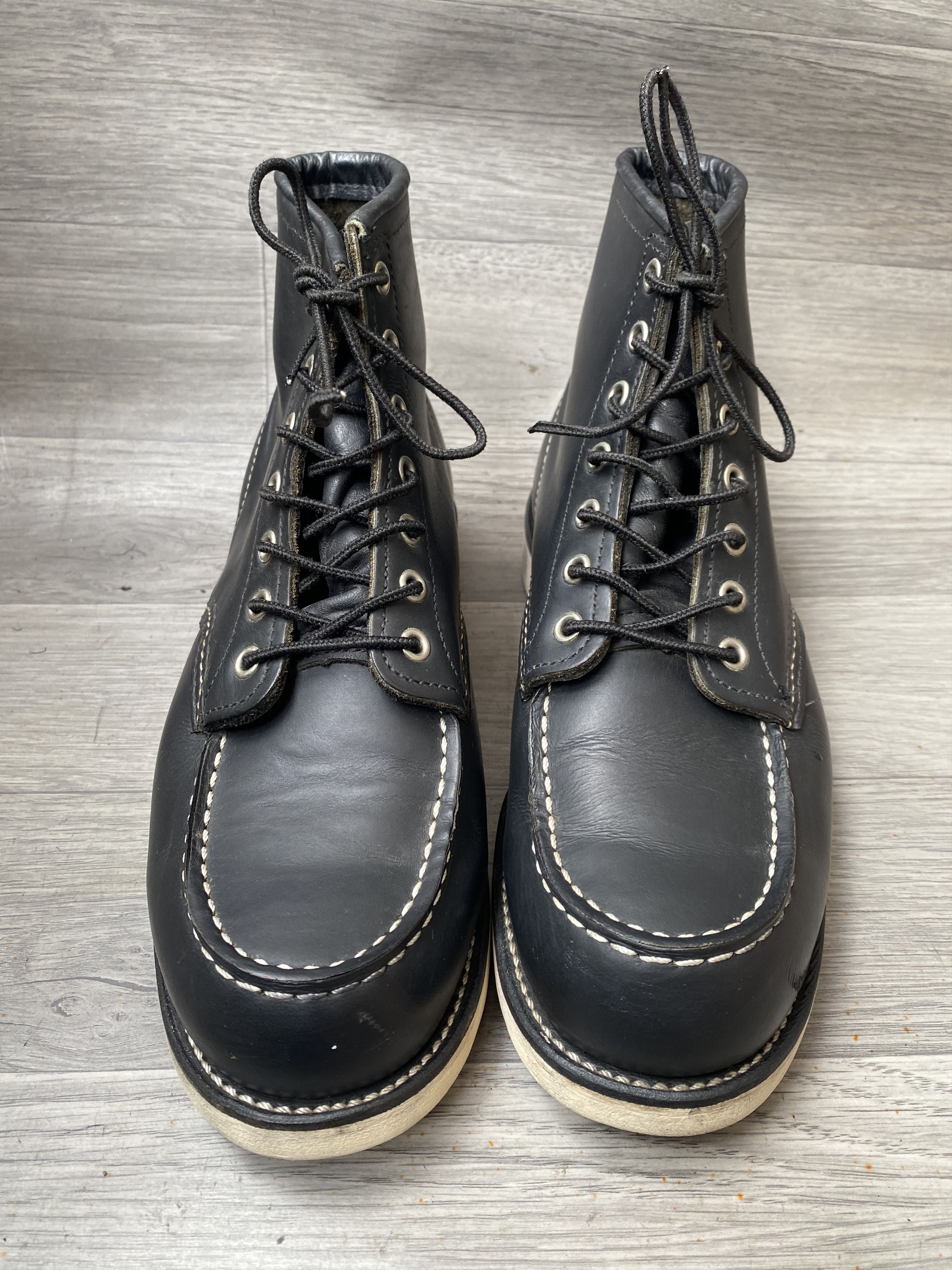 Red Wing Red wing moc-toe black leather boots us 8.5 Size US 8.5 / EU 41-42 - 3 Thumbnail