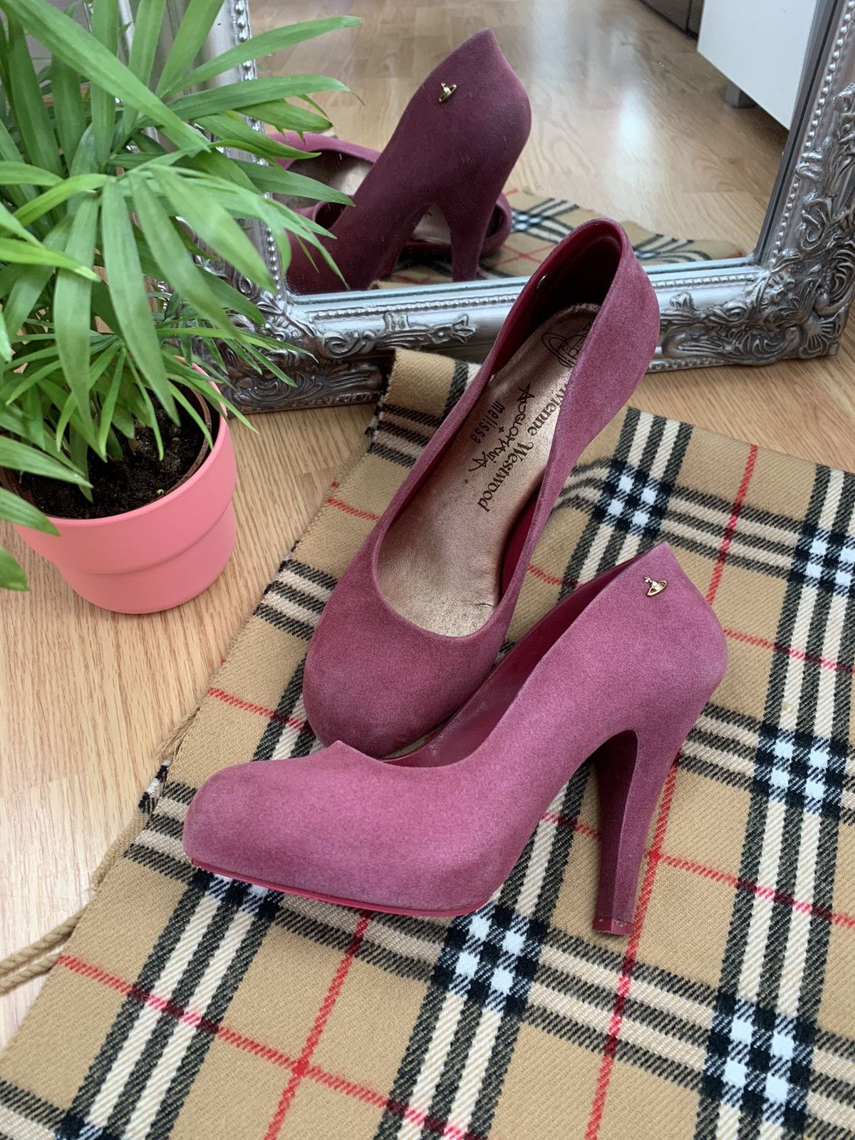 image of Melissa x Vivienne Westwood Shoes in Purple, Women's (Size 7)