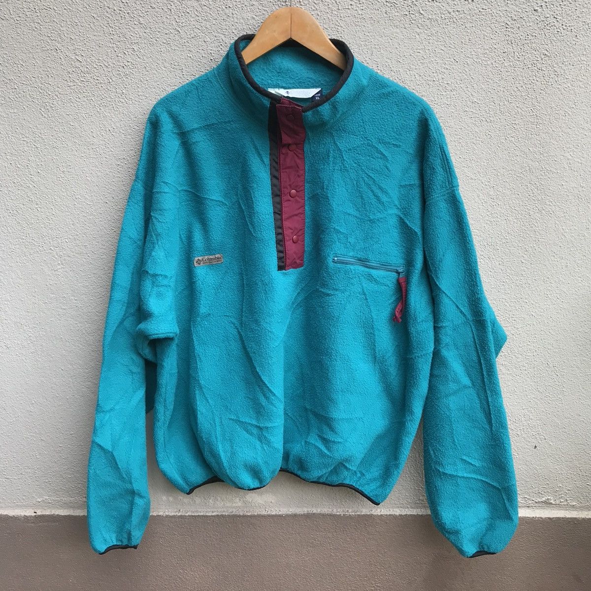 Columbia × Vintage Vintage COLUMBIA fleece snap t Size US XL / EU 56 / 4 - 1 Thumbnail