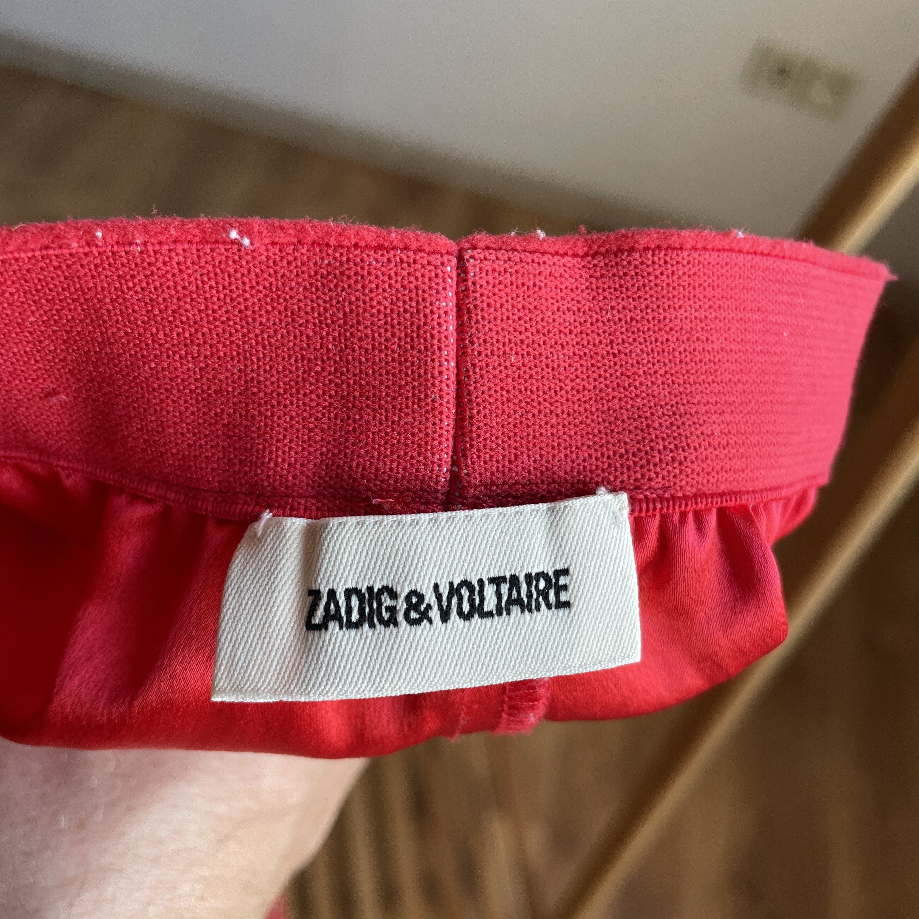 Zadig & Voltaire Zadig & Voltaire Womens Paula Tape Logo Pants Size EUR 36 Size 25" / US 0 / IT 36 - 7 Thumbnail