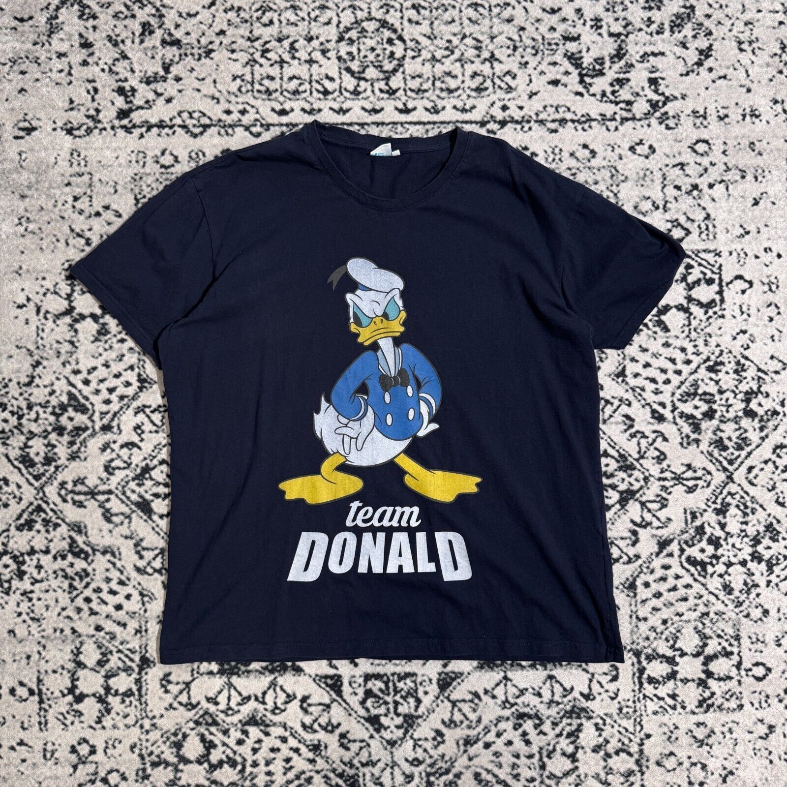 Vintage Vintage Unisex Navy Blue Cotton T-Shirt Size XL Donald Duck Size US XL / EU 56 / 4 - 1 Thumbnail