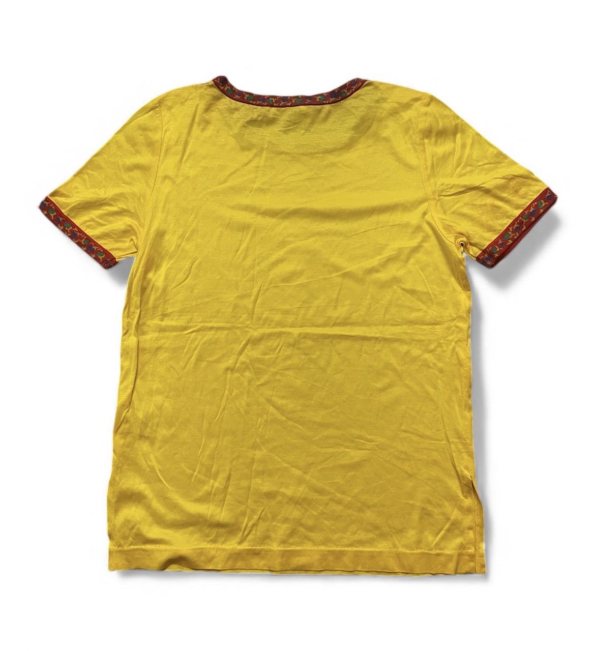 Yves Saint Laurent Vtg 1990s Yves Saint Laurent Glittering Cuff YSL Logo Tee Size US M / EU 48-50 / 2 - 2 Thumbnail