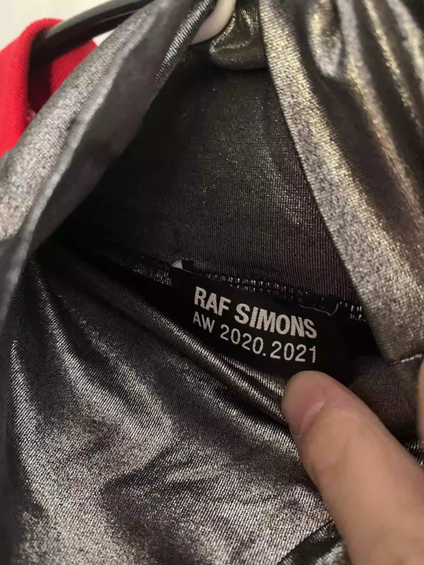 Raf Simons aw20 show classic silver-plated turtleneck bottoms Size US S / EU 44-46 / 1 - 4 Thumbnail