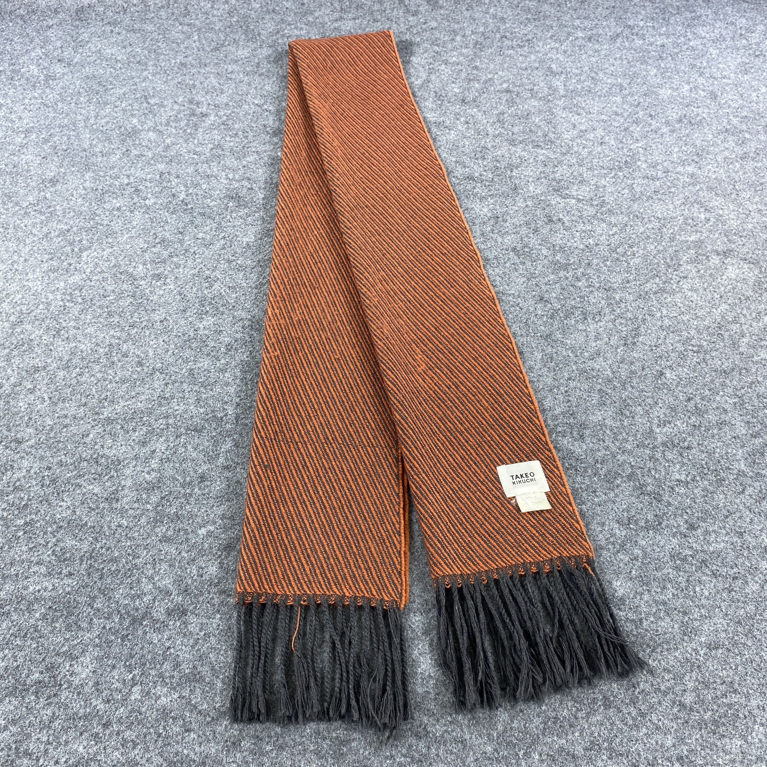 Takeo Kikuchi × Vintage GF10659 Takeo Kikuchi Scarf Neck Wear Muffler Nova Check Size ONE SIZE - 1 Thumbnail