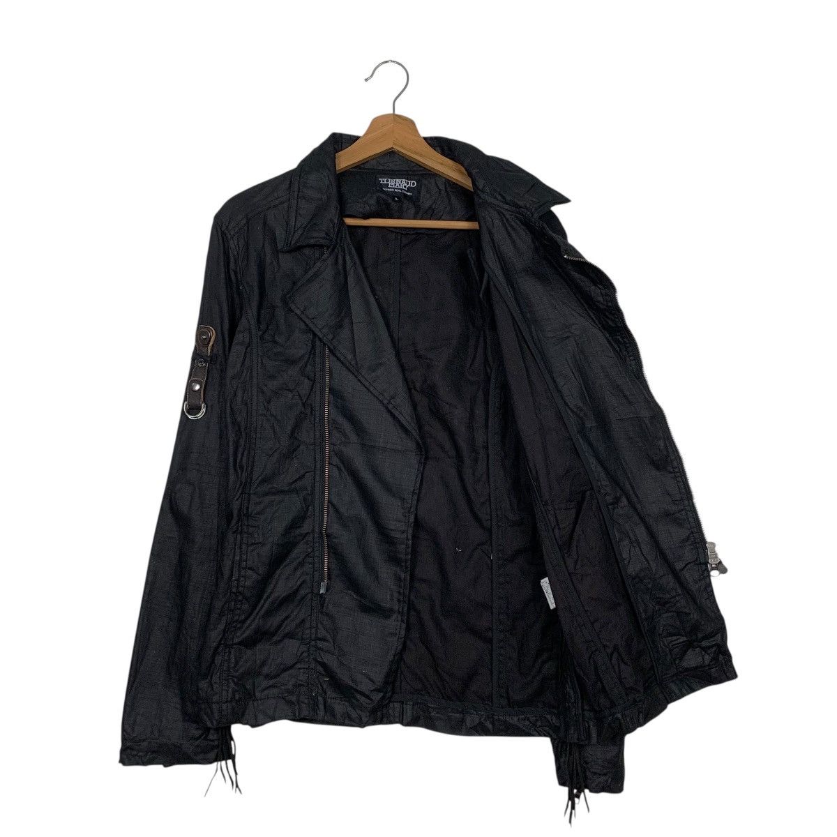 Tornado Mart Tornado Mart Double Colar Biker Jacket Size US S / EU 44-46 / 1 - 9 Thumbnail