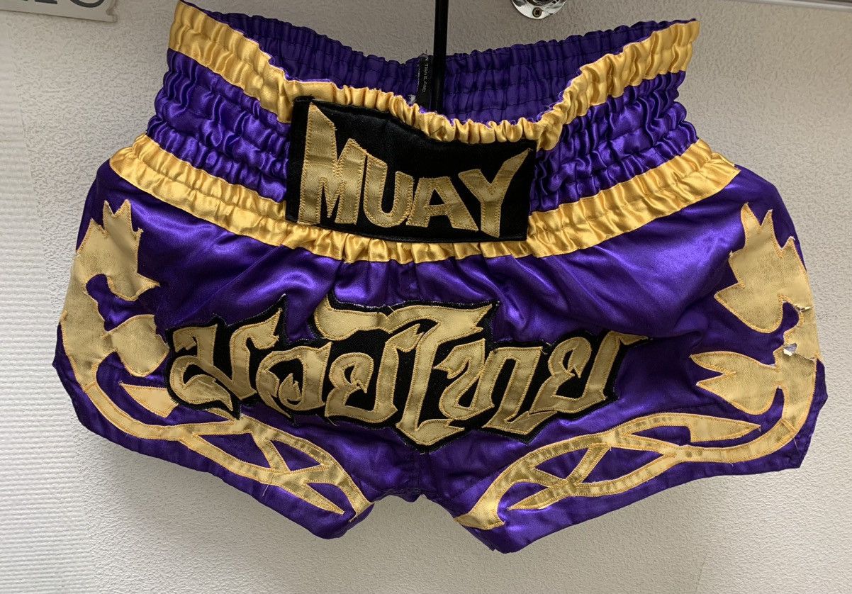 Japanese Brand Muay Thai Muaythai thaiboxing thai boxing purple shorts 32 M Size US 32 / EU 48 - 4 Thumbnail