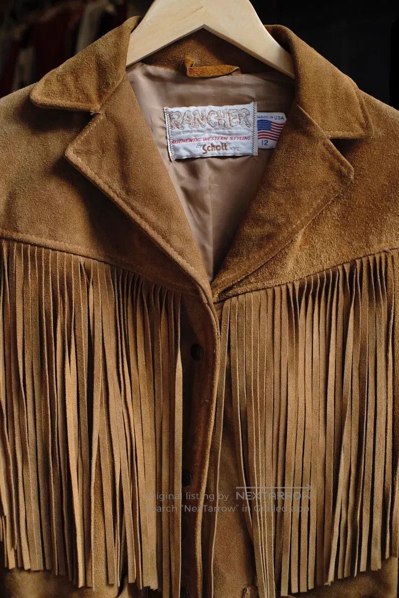 Schott Schott Fringed jacket Size US S / EU 44-46 / 1 - 4 Thumbnail