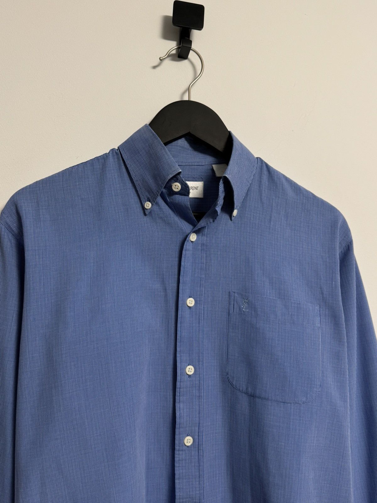 Yves Saint Laurent Yves Saint Laurent Button Up T-Shirt Luxury Size US M / EU 48-50 / 2 - 2 Thumbnail
