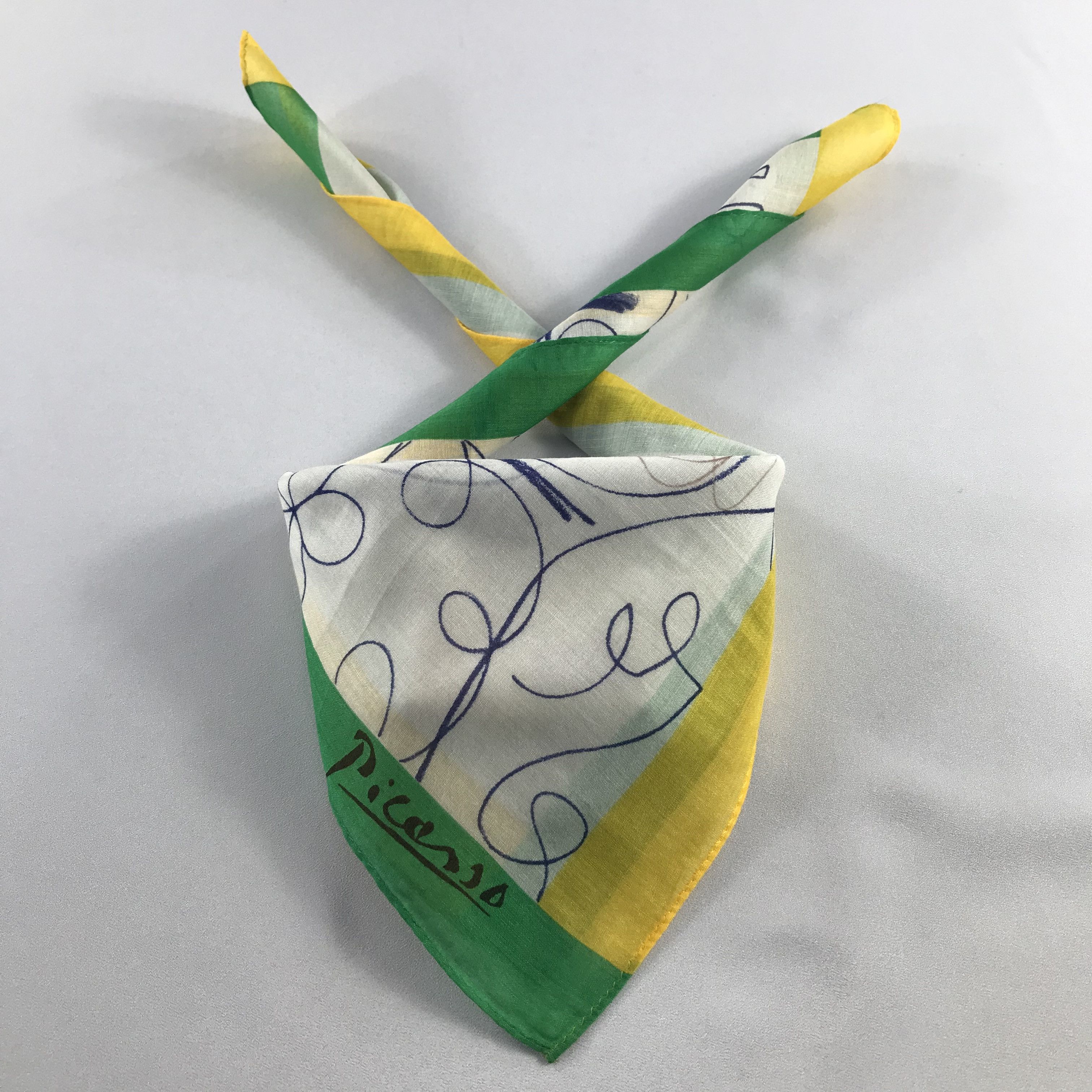 Paloma Picasso Picasso Handkerchief / Bandana / Neckerchief C657 Size ONE SIZE - 1 Thumbnail