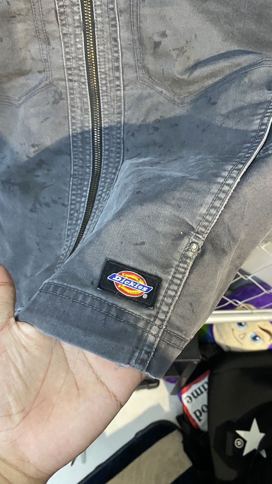 Dickies × Vintage DICKIES RACING JACKET GREY MEDIUM Size US M / EU 48-50 / 2 - 4 Thumbnail