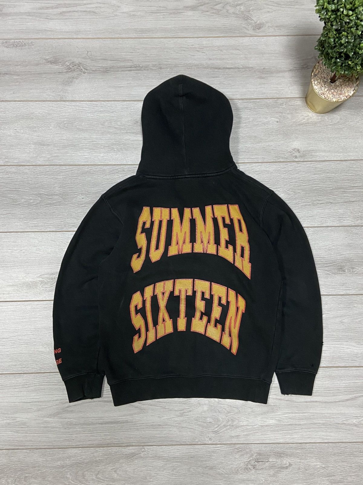 Revenge Revenge independent distressed summer sixteen hoodie faded Size US S / EU 44-46 / 1 - 1 Thumbnail