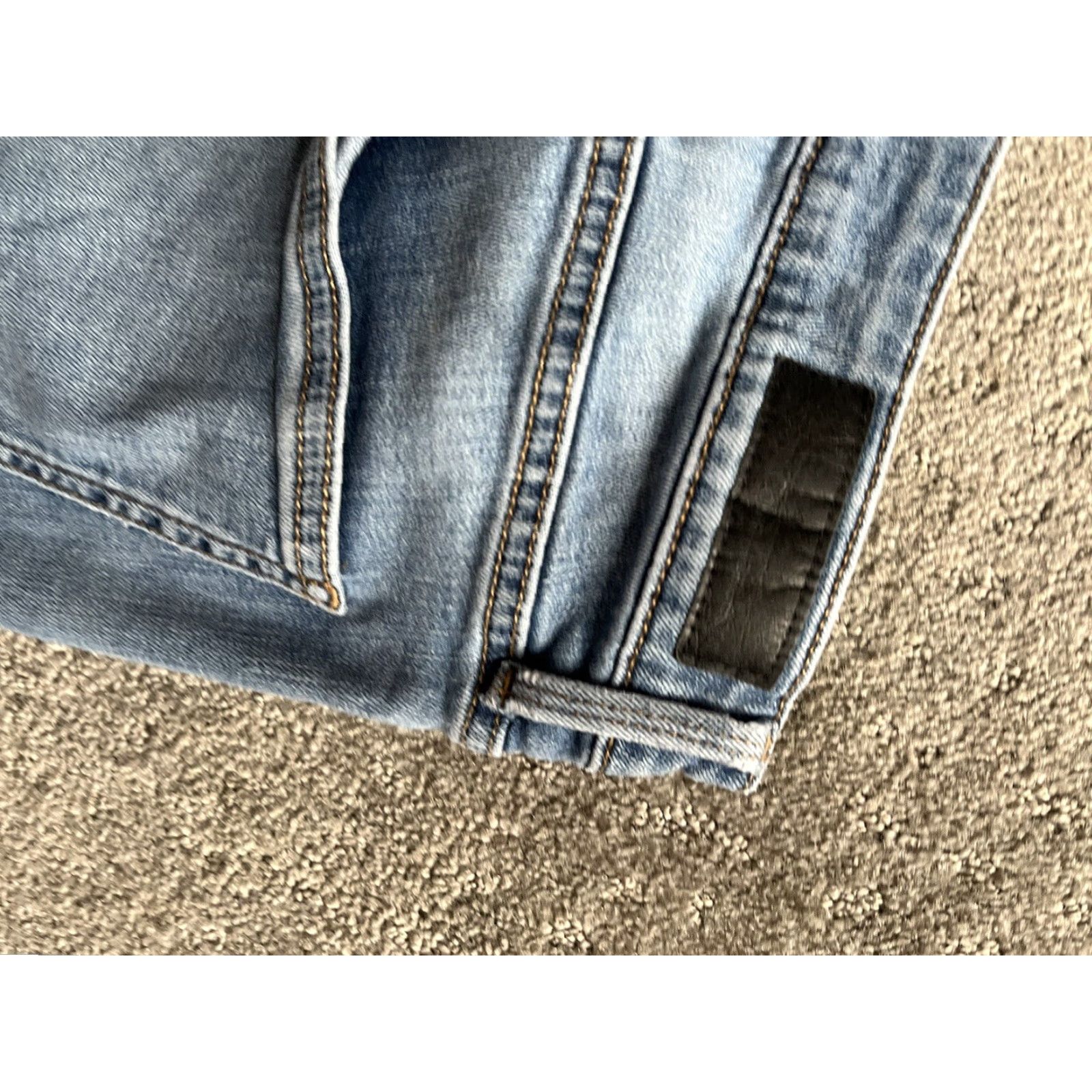 Vintage Calvin Klein Jeans Women's Ultimate Skinny Jeans Size 10 Dark Wash Blue Embroidered Size 32" / US 10 / IT 46 - 5 Thumbnail