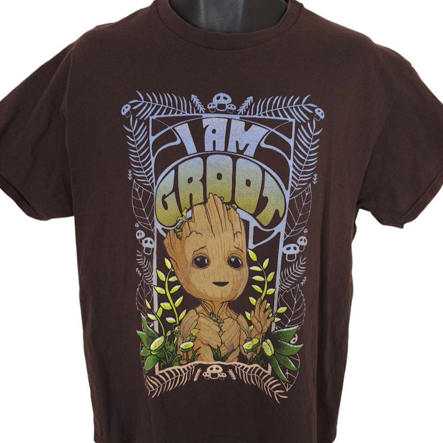 Marvel Comics Groot T Shirt Mens Size Large Brown Marvel Comics Guardians Size US L / EU 52-54 / 3 - 1 Thumbnail