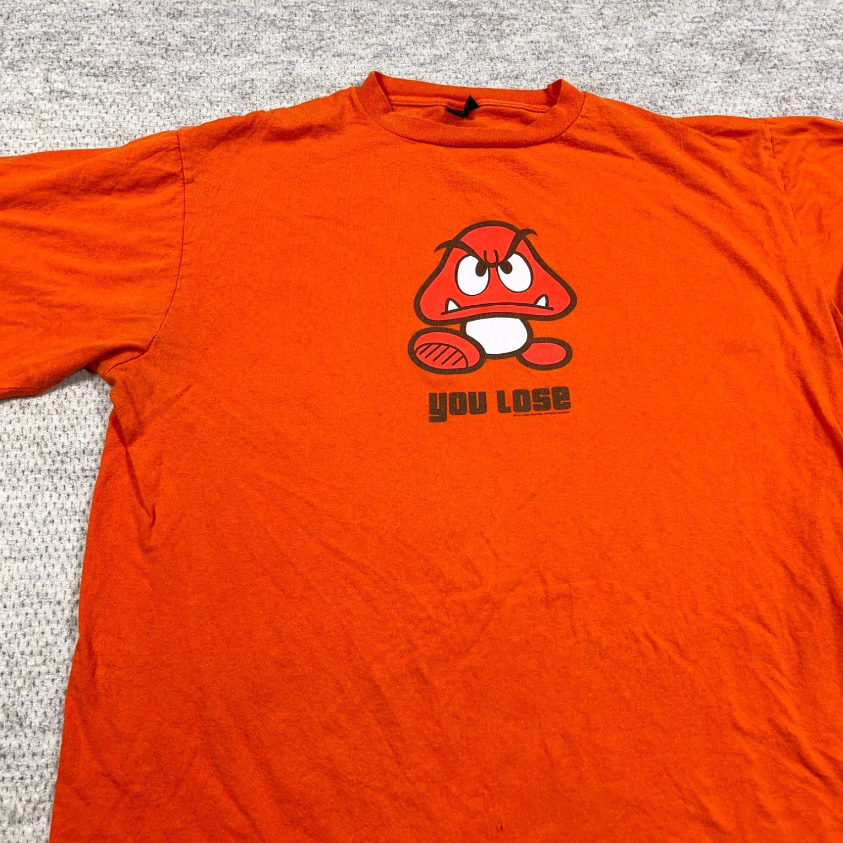 Changes VINTAGE Nike Shirt Men 3XL Orange Video Game Tee Promo Gumba Y2K Size US XXL / EU 58 / 5 - 4 Thumbnail