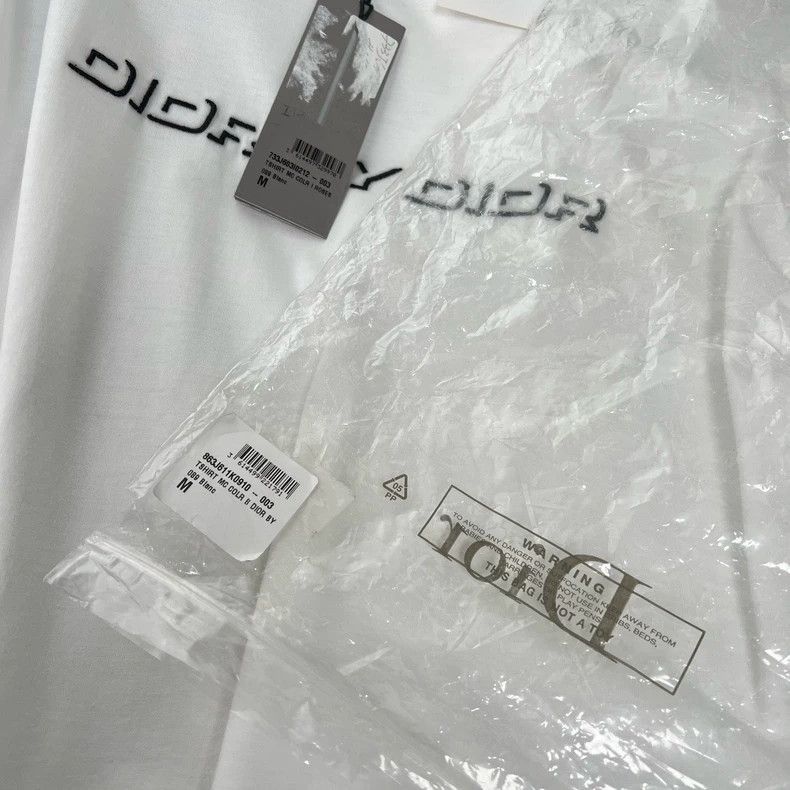 Dior Dior Embroidered Letter Bee Short Sleeve TShirt-2506 Size US M / EU 48-50 / 2 - 5 Thumbnail