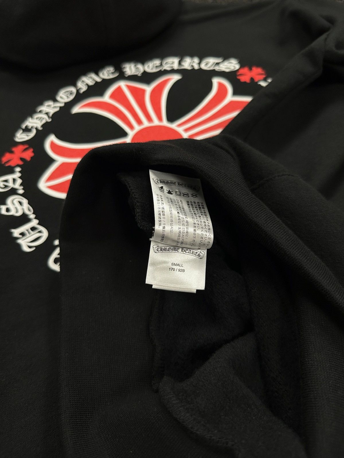 Chrome Hearts Chrome Hearts Plus Logo Hoodie Black Red Size US S / EU 44-46 / 1 - 7 Thumbnail