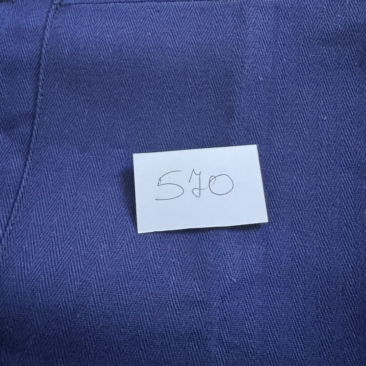 Le Laboureur French vintage HBT herringbone navy works jacket Size US M / EU 48-50 / 2 - 9 Thumbnail