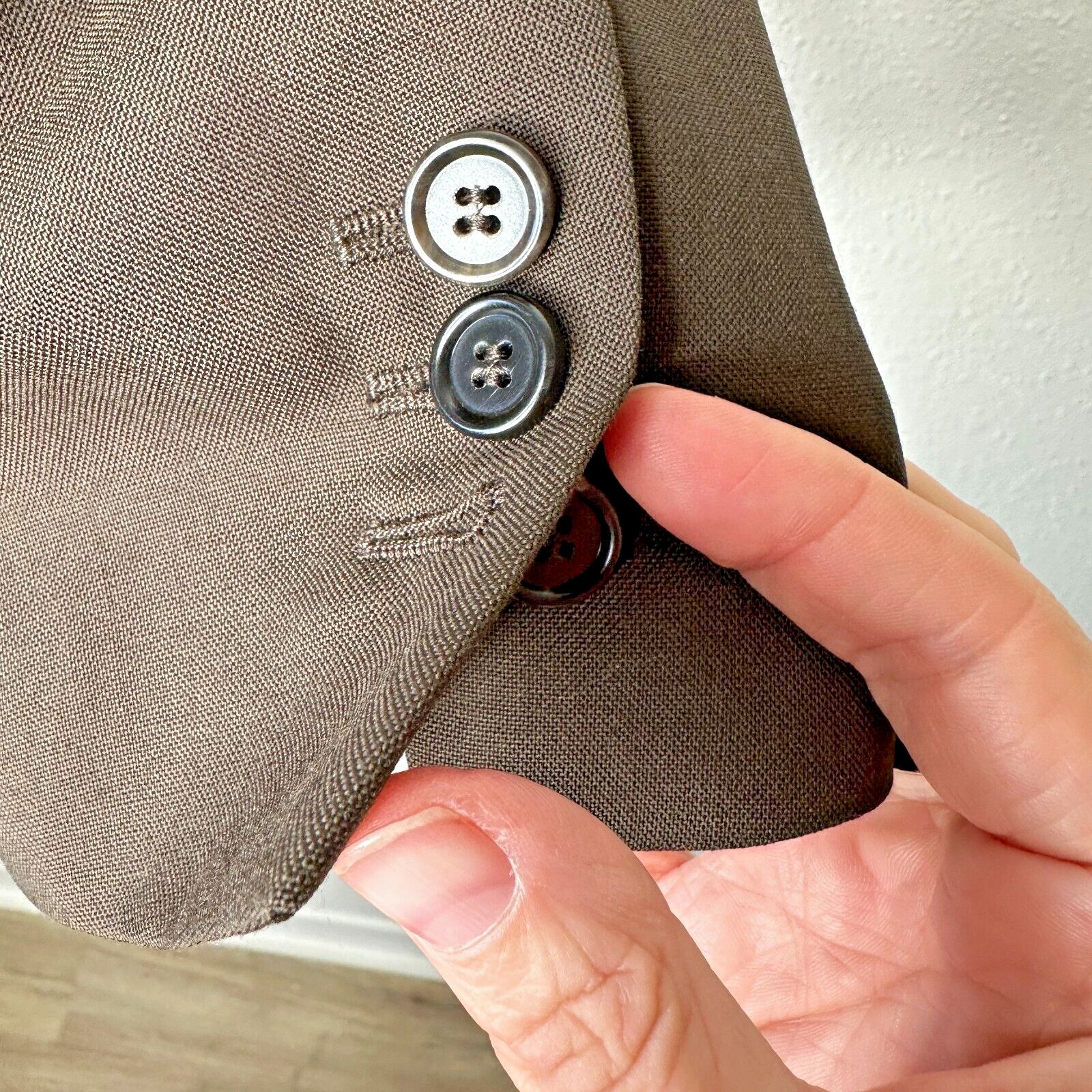 Marni Marni Brown Two Button Notched Collar Wool Blazer Jacket 44 Size US S / EU 44-46 / 1 - 3 Thumbnail