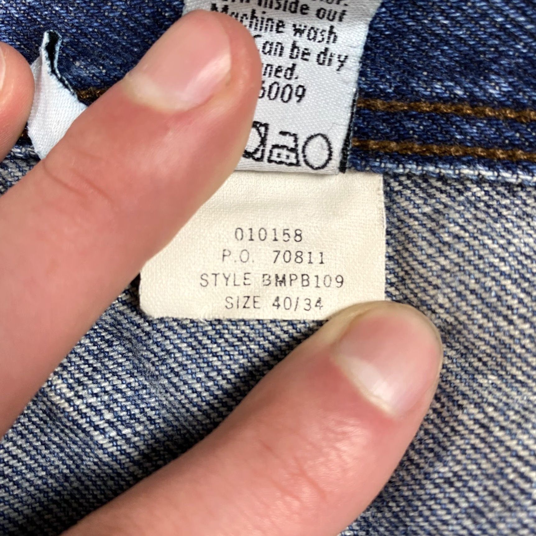 Calvin Klein VINTAGE CALVIN KLEIN JEANS 40x34 TAPERED DISTRESSED MEDIUM WASH USA MADE MEN'S Size US 40 / EU 56 - 7 Thumbnail