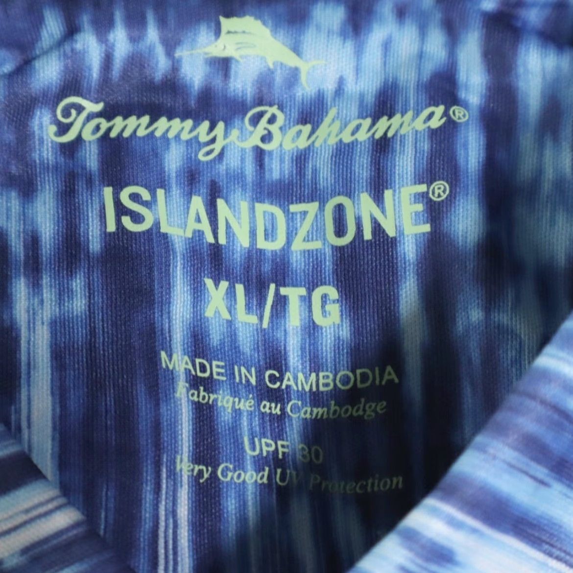 Tommy Bahama Tommy Bahama Islandzone Polo Shirt Blue XL Men’s Tie-Dye Polo Shirt Size US XL / EU 56 / 4 - 5 Thumbnail