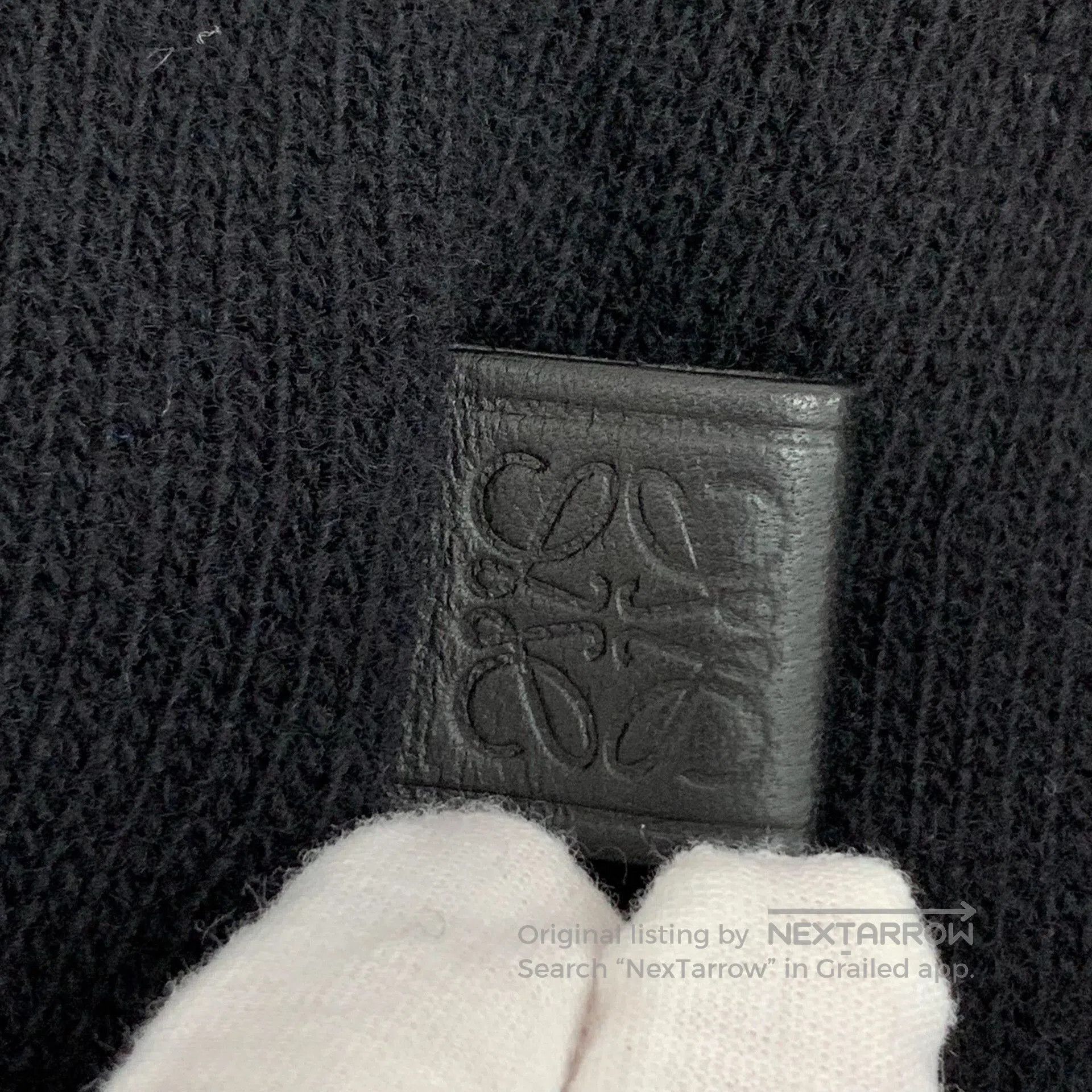 Loewe Loewe Black Irregular Hem Wool Sweater. Size M / US 6-8 / IT 42-44 - 5 Thumbnail