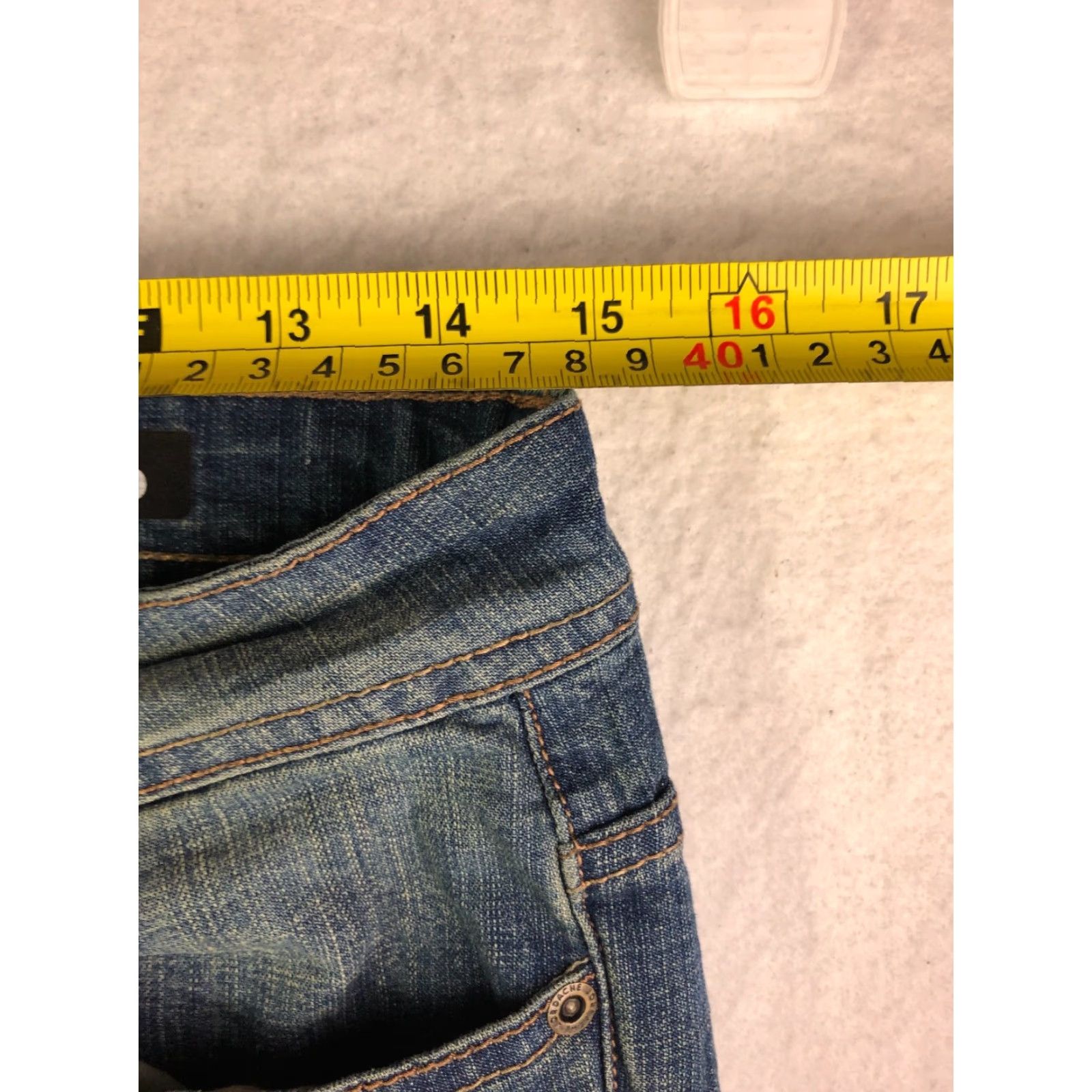 Jordache Jordache Mid Rise Bootcut Jeans Womens Size 6 Blue Denim Regular Rise 29in Inseam Blue Denim - Jordache Bootscut? Size 28" / US 6 / IT 42 - 4 Thumbnail