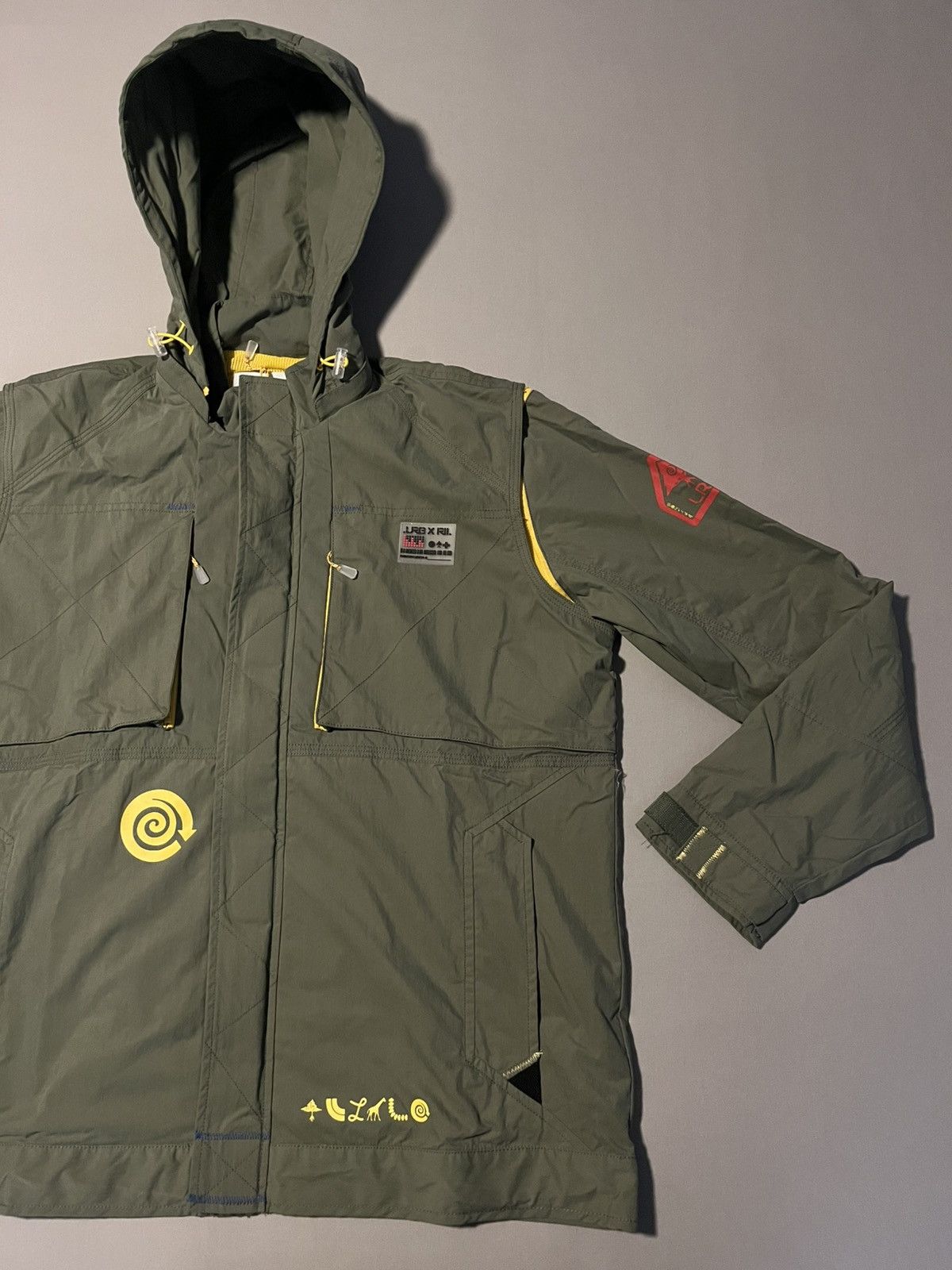 Round Two LRG L-R-G Lifted Research Group Round Two Cargo Jacket DS Size US L / EU 52-54 / 3 - 5 Thumbnail