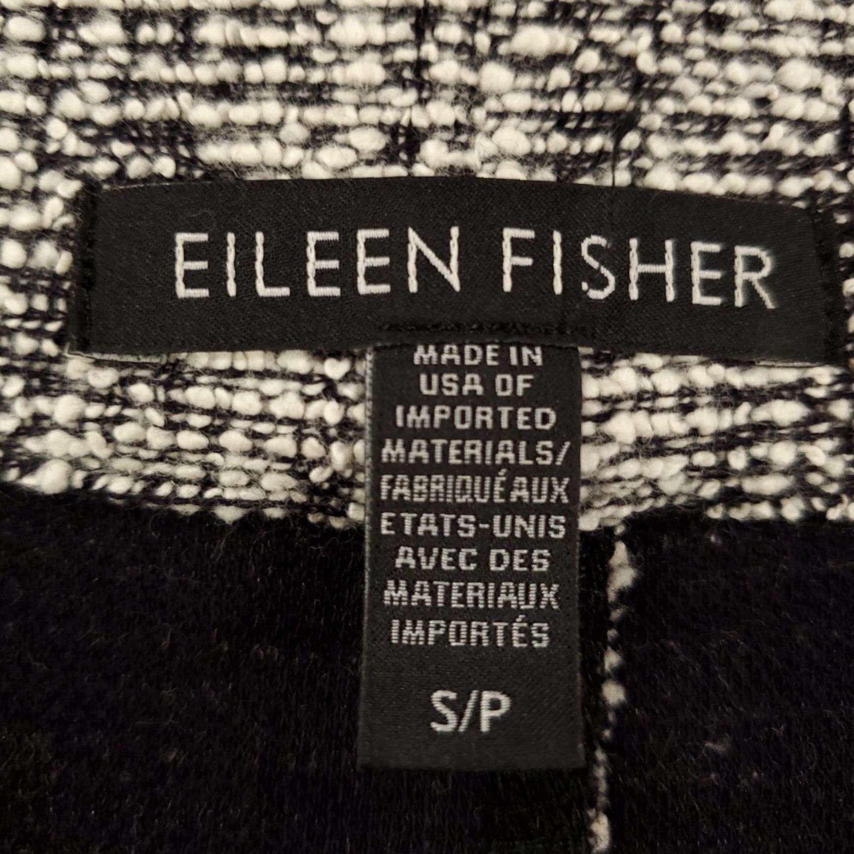 Eileen Fisher Eileen Fisher Cardigan Jacket Womens Small Gray Heathered Knit Open Front Lined Cardigan Size S / US 4 / IT 40 - 5 Thumbnail