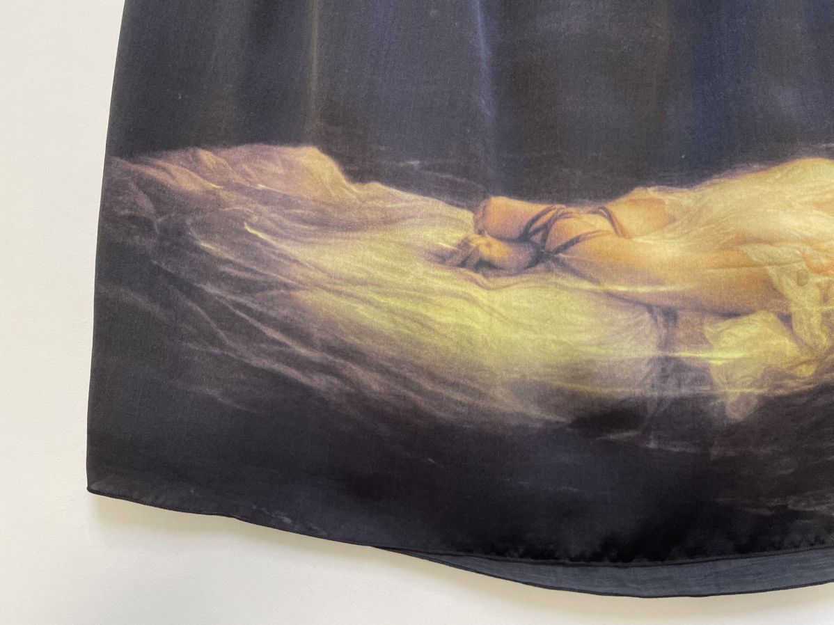 Undercover S/S 09 ‘Young Martyr’ Print Silk Midi Skirt Size 27" / US 4 / IT 40 - 8 Thumbnail