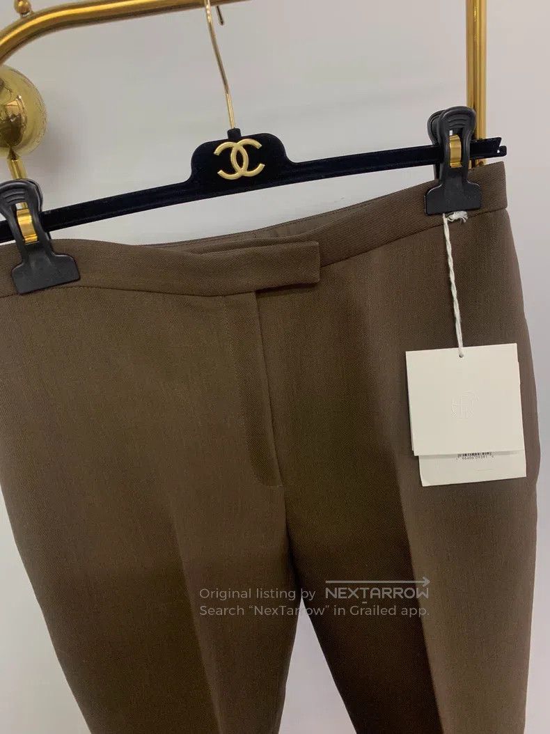 The Row The Row size 2 Brown straight-leg trousers Size 23" - 2 Thumbnail