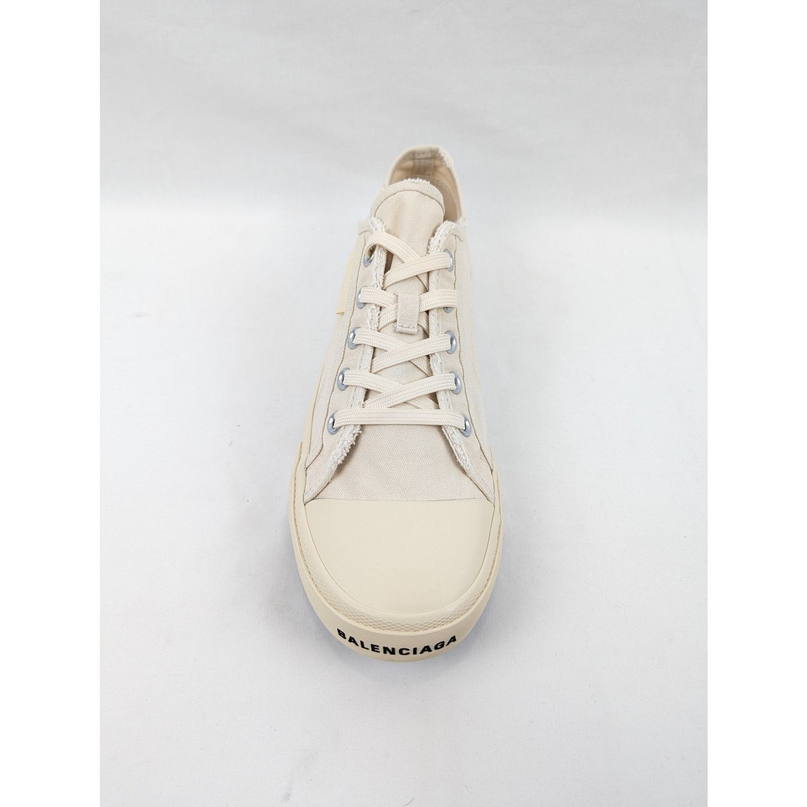 Balenciaga o1rshd1 Q3/ Low Destroyed Paris Rubber Sole Low Top Sneakers Size US 9 / EU 42 - 7 Thumbnail