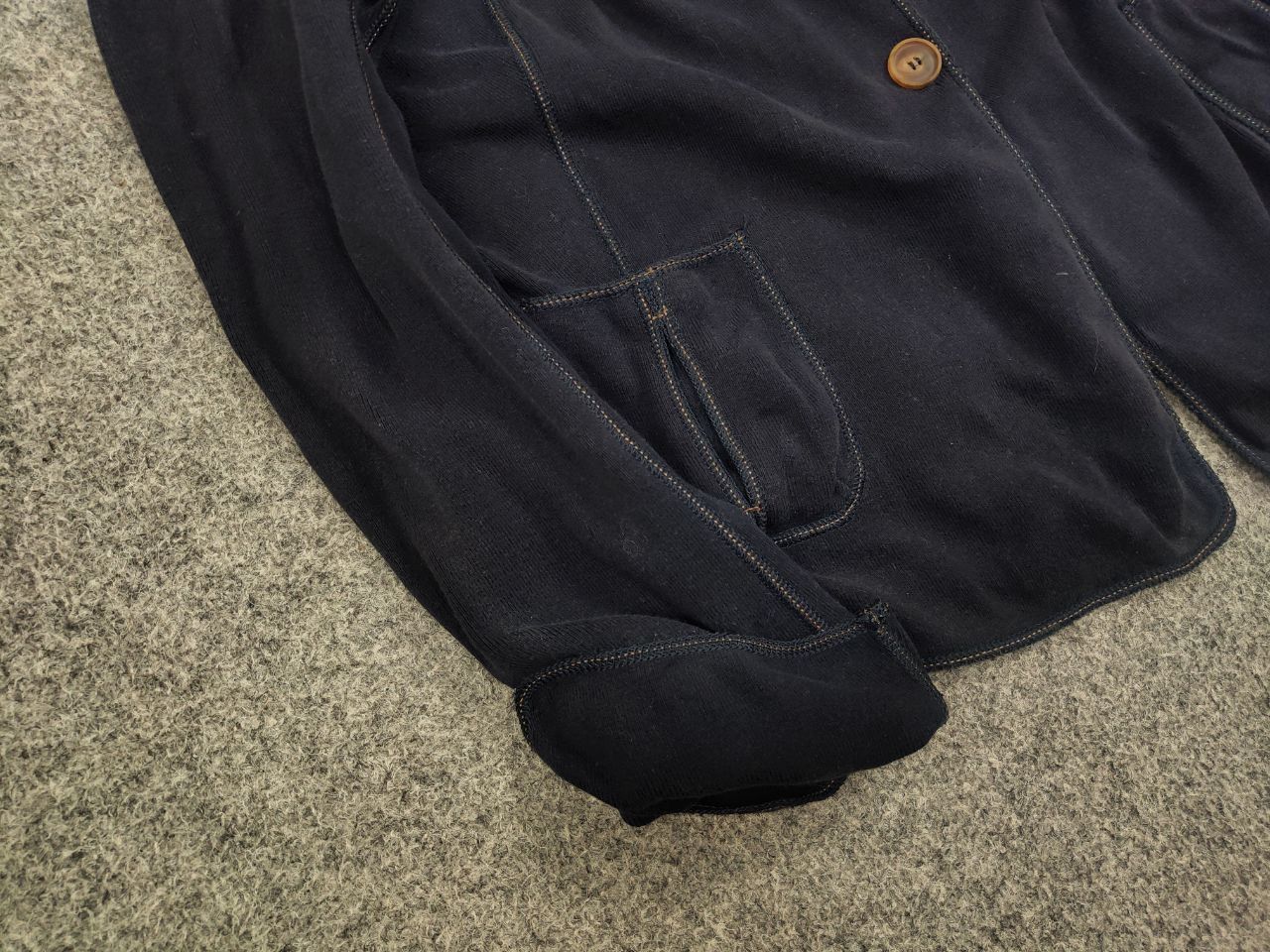 Brunello Cucinelli Brunello Cucinelli premium design classic Cotton Navy Blazer Size XL / US 12-14 / IT 48-50 - 6 Thumbnail