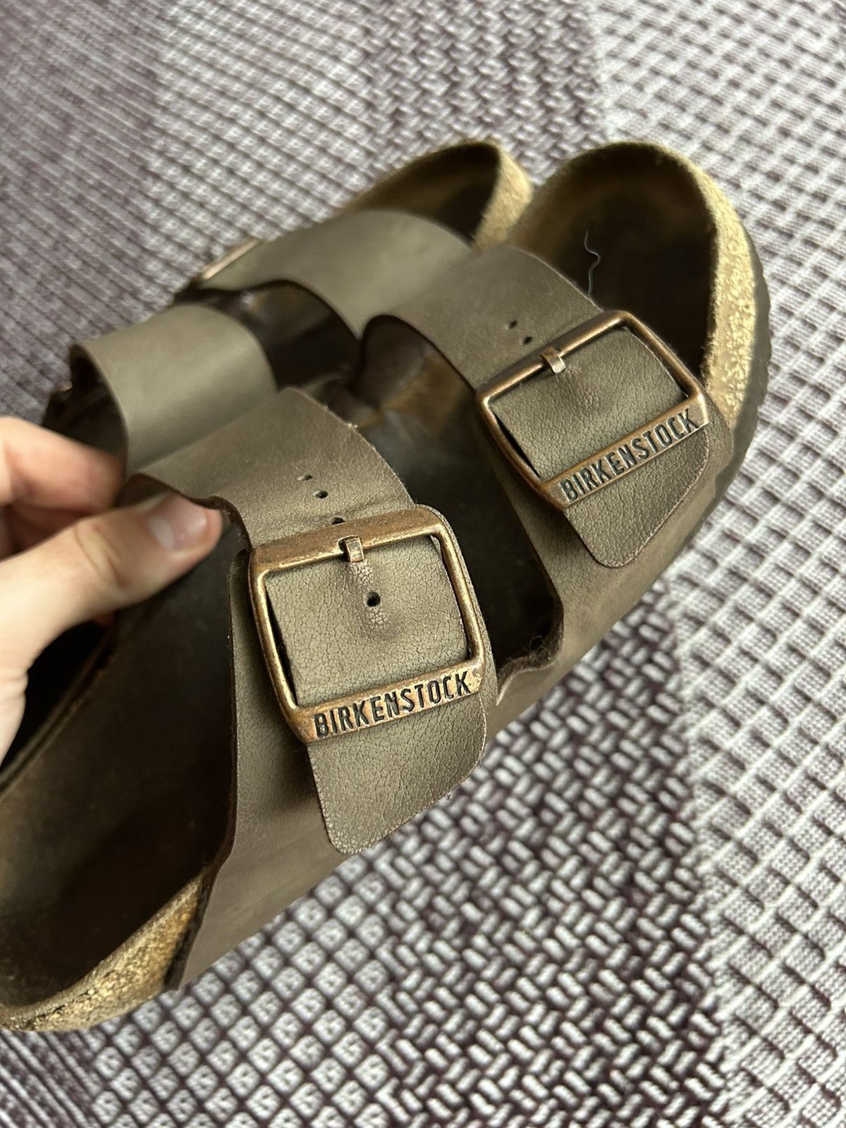 Birkenstock Birkenstock Arizona Oiled Leather Faded Sandals Unisex Sz 39 Size US 9 / IT 39 - 3 Thumbnail
