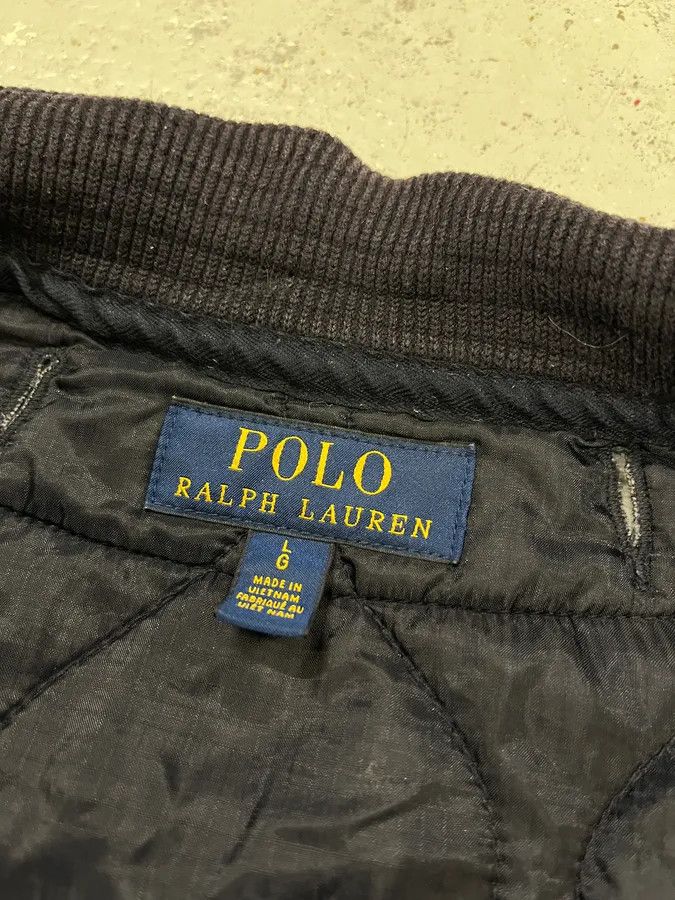 Polo Ralph Lauren Ralph Lauren Quilted Navy Japanese Bomber Jacket Size US L / EU 52-54 / 3 - 9 Thumbnail