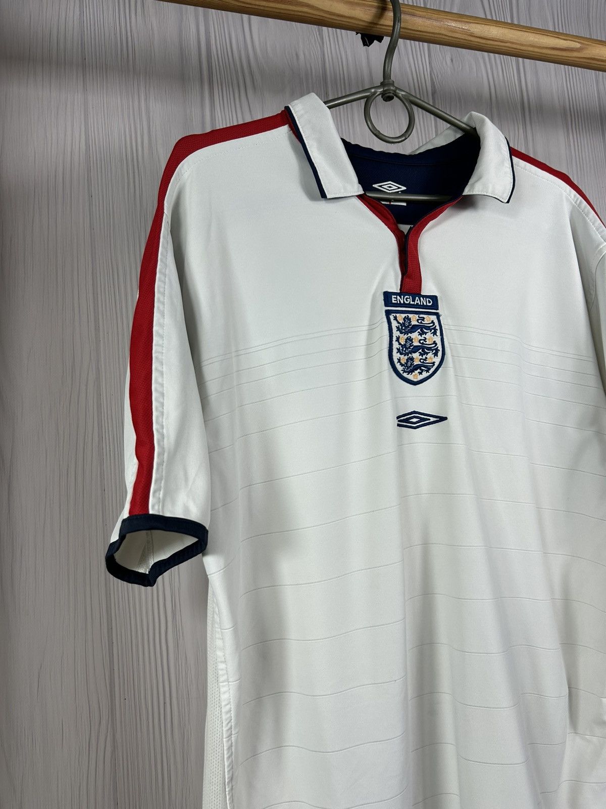 Umbro England Home Football Shirt 2003/05 Adults Large Umbro Size US L / EU 52-54 / 3 - 3 Thumbnail