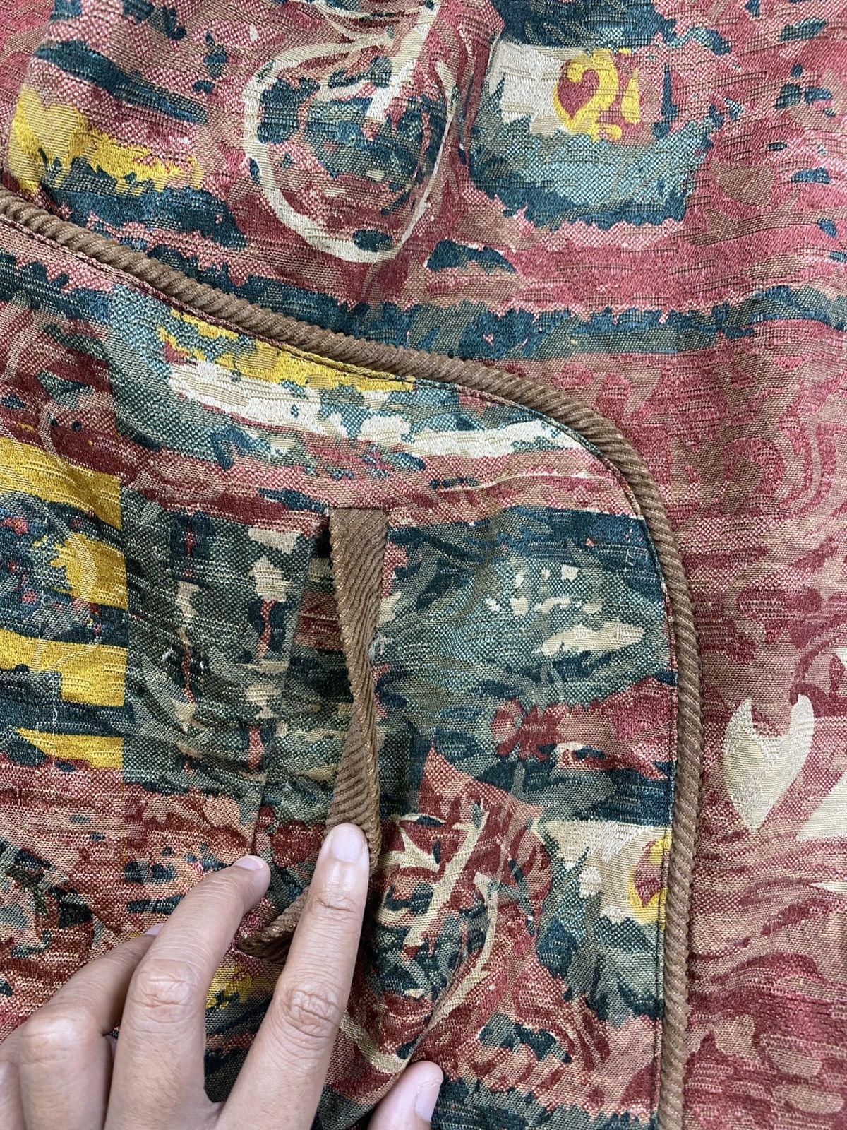 Japanese Brand Vintage QICAIBING Japan Art Kapital Style Full Print Jacket Size US M / EU 48-50 / 2 - 6 Thumbnail