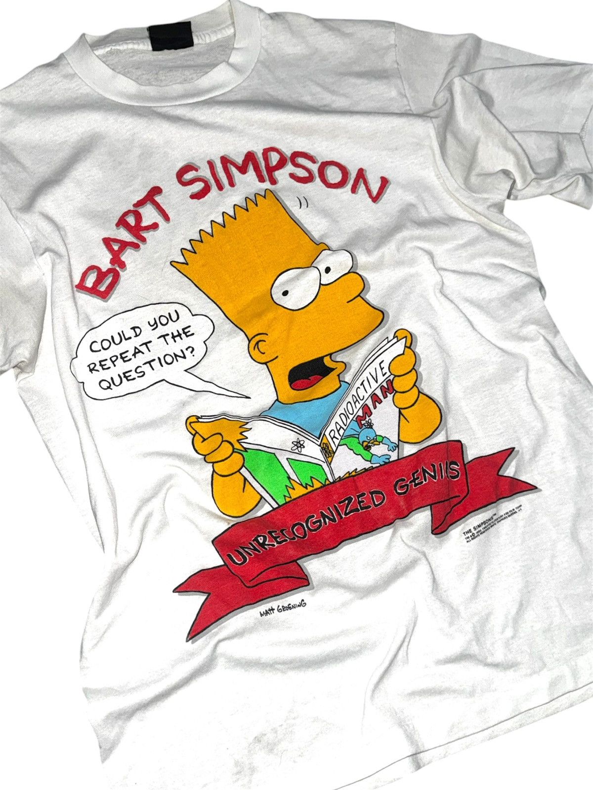 Vintage Vintage 1989 the simpsons Bart radioactiveman Size US L / EU 52-54 / 3 - 2 Thumbnail