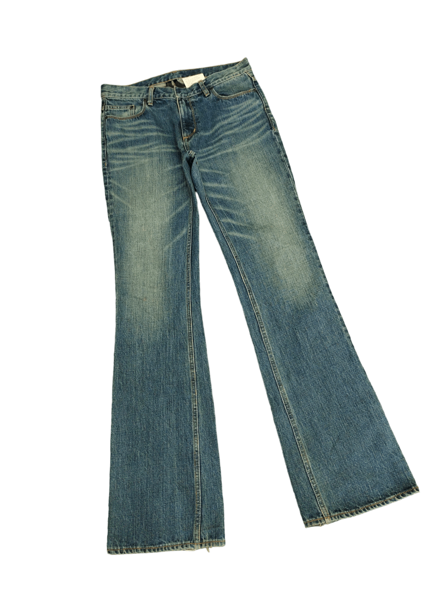 Fadeless Flare Jeans Fadeless Japan Clawmark Faded Denim Bootcut Y2k Size US 30 / EU 46 - 3 Thumbnail