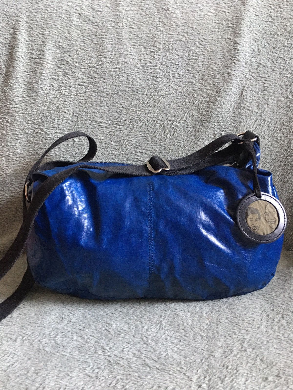 Designer Jack Gomme Paris Blue Design Shoulder Bag Size ONE SIZE - 1 Thumbnail