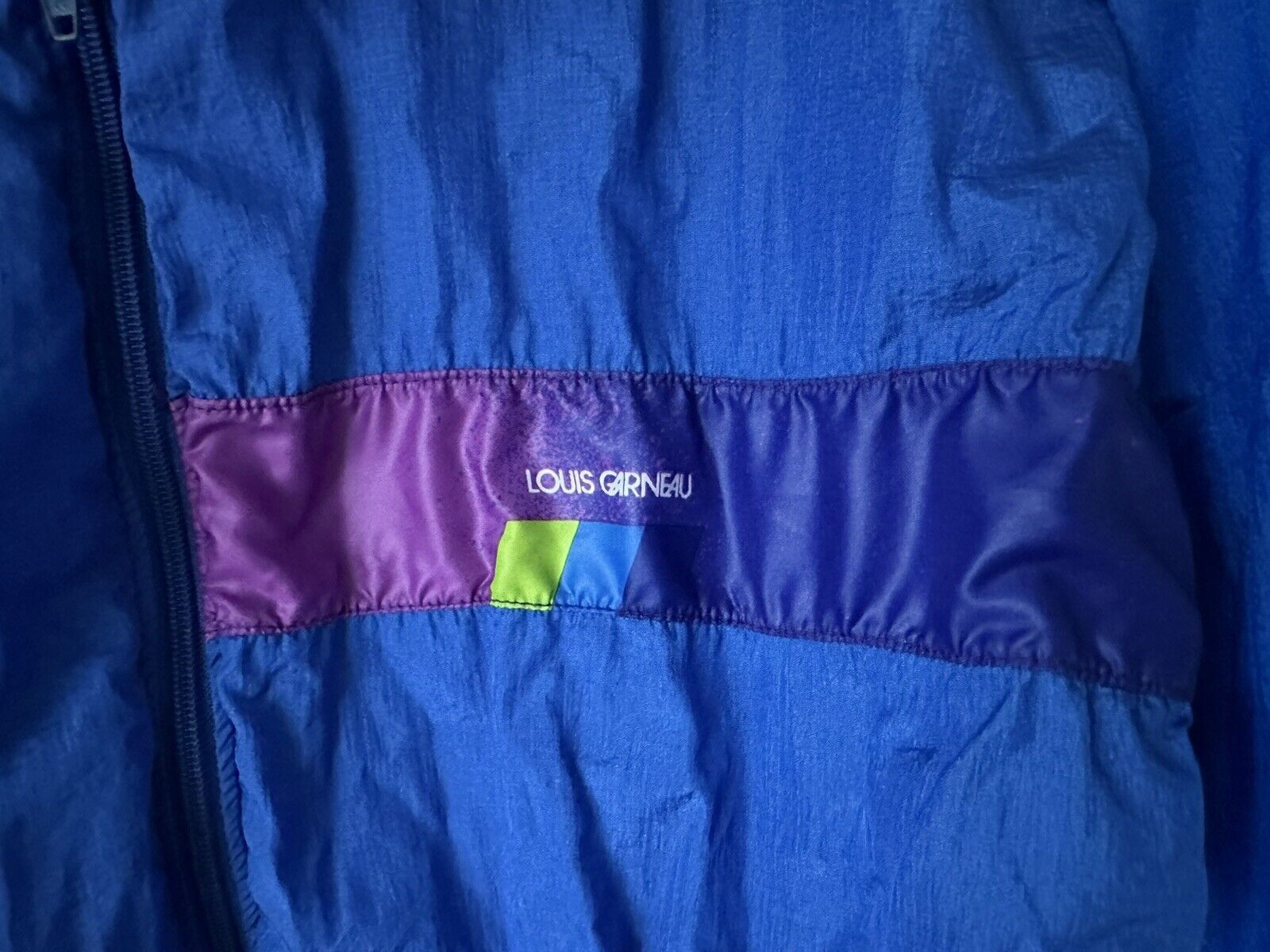 Vintage Louis Garneau Windbreaker Track Jacket Women’s Medium Vinta Size M / US 6-8 / IT 42-44 - 2 Thumbnail