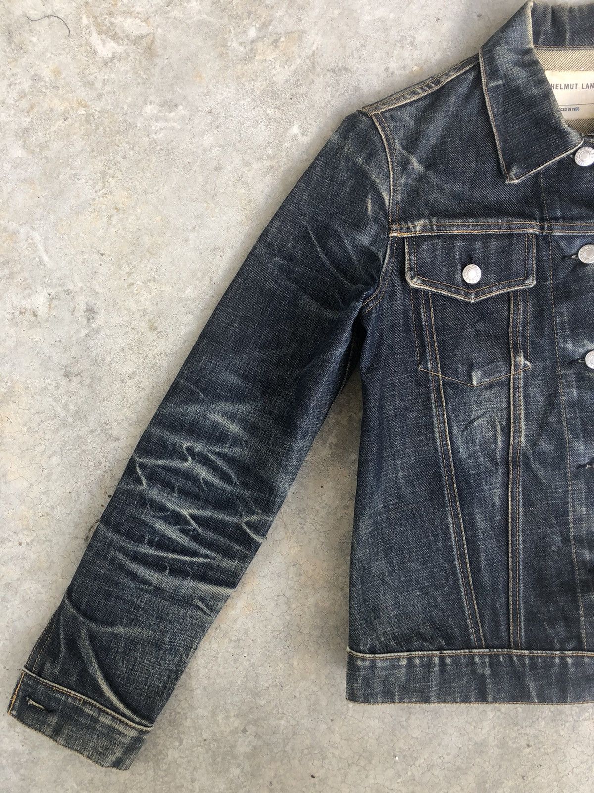 Helmut Lang Helmut Lang Denim Jacket Classic Raw Denim Size US XS / EU 42 / 0 - 3 Thumbnail