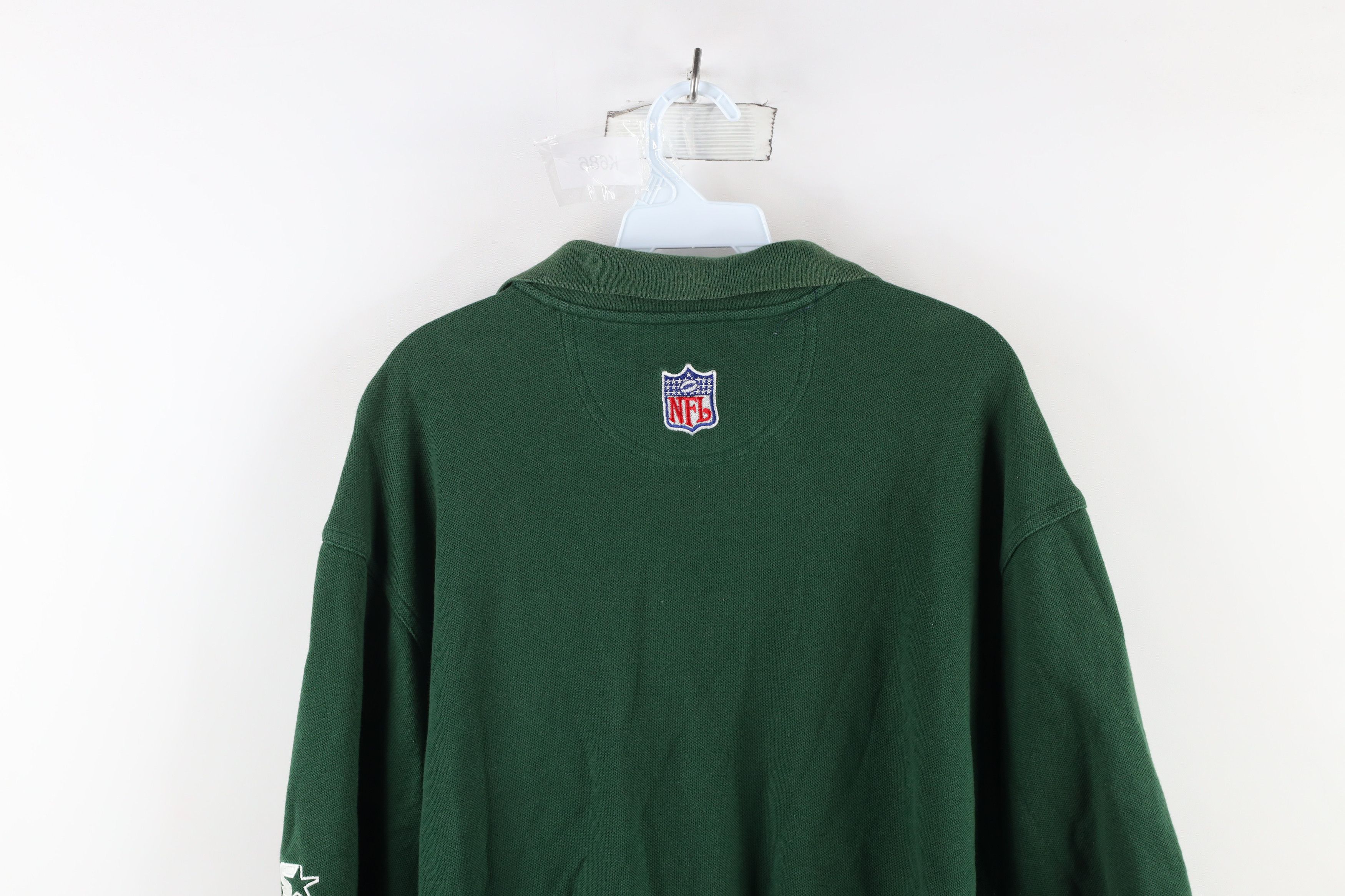 Starter × Vintage Vintage 90s Starter Pro Line Green Bay Packers Football Polo Size US L / EU 52-54 / 3 - 15 Thumbnail